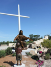   "Christ Our Rock" tabletop bronzes and life-size monumental statues of Jesus and children, Monumental bronze life-size statue of Jesus and children at Eura Augusta "Gus" Davidson & Stella Mae "Mings" Davidson Redemption Prayer Garden at the Coreyell Community Church, Gatesville, Texas, tabletop bronze sculptures of Jesus, Tom White, Christian Sculptor, Tannersville, Pennsylvania Our Lady of Victory Church, Davidson Memorial Prayer Garden Gatesville, TX, Christian sculptures, tabletop Biblical faith-based sculptures, statues of Christ, public monuments, statues of Jesus welcoming children, Jesus Christ sculptures, religious monumental bronze sculptures, liturgical statues, inspirational gifts, sculptures Jesus in the garden of Gethsemane, bronze communion sculptures, wash disciples feet sculpture scene, Lifesize bronze sculpture of Jesus, monumental bronze sculptures for churches, Christian schools and colleges, Christian Artist, figurative bronze portrait sculptures